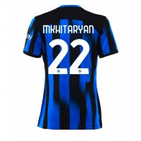 Camiseta Inter Milan Henrikh Mkhitaryan #22 Primera Equipación Replica 2023-24 para mujer mangas cortas